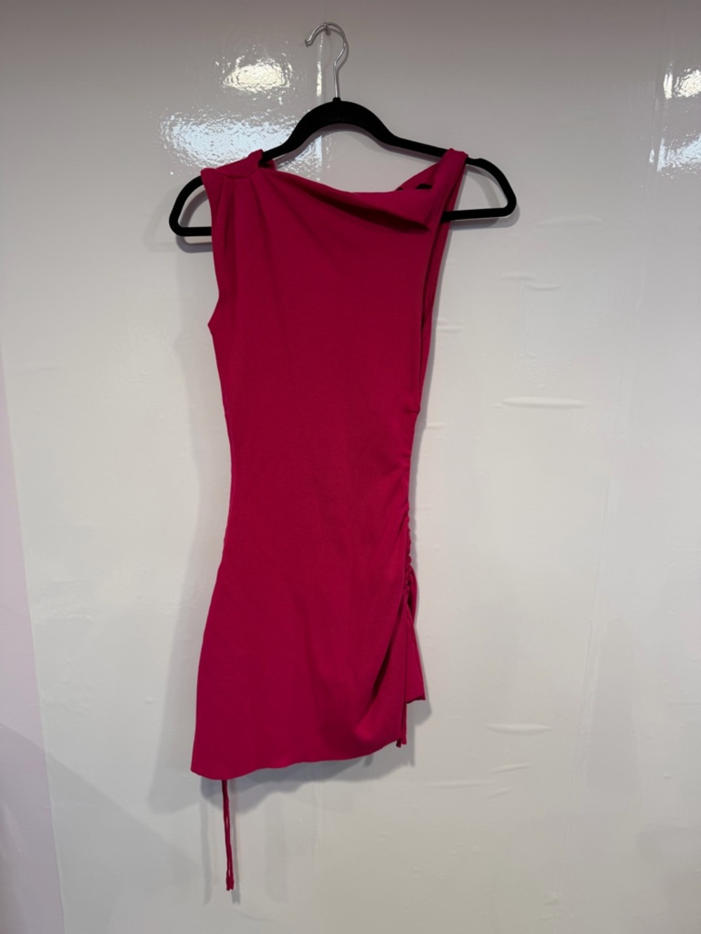 NWT White Fox worth it knit mini dress in berry